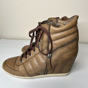 Ash Leather Wedge Sneakers | Women’s Size 10 (IT 40)